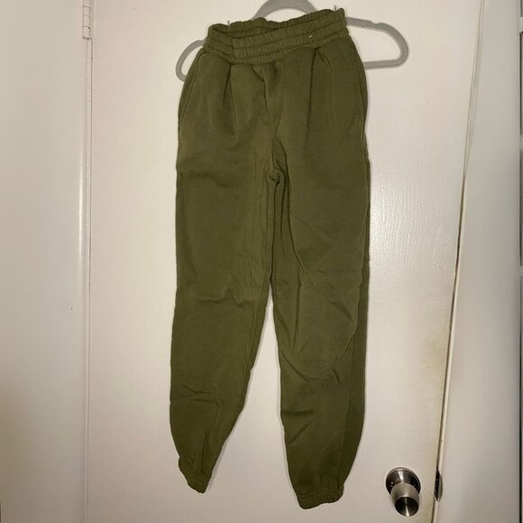 Love Streak Olive Green Jogger Sweatpants Size S - Picture 1 of 1